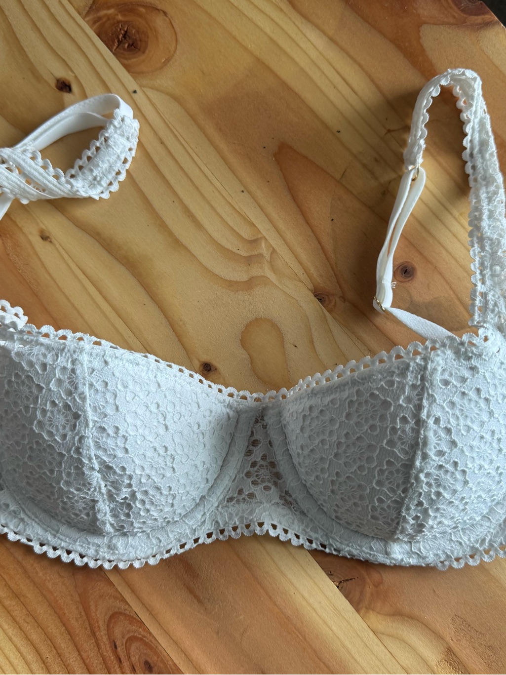 White Lace Balconette Bra - Women Intimates & Sleepwear